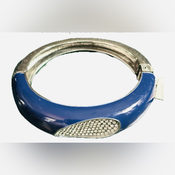 New York & Company Jewelry - New York & Company Cobalt Rhinestone Bangle bracelet